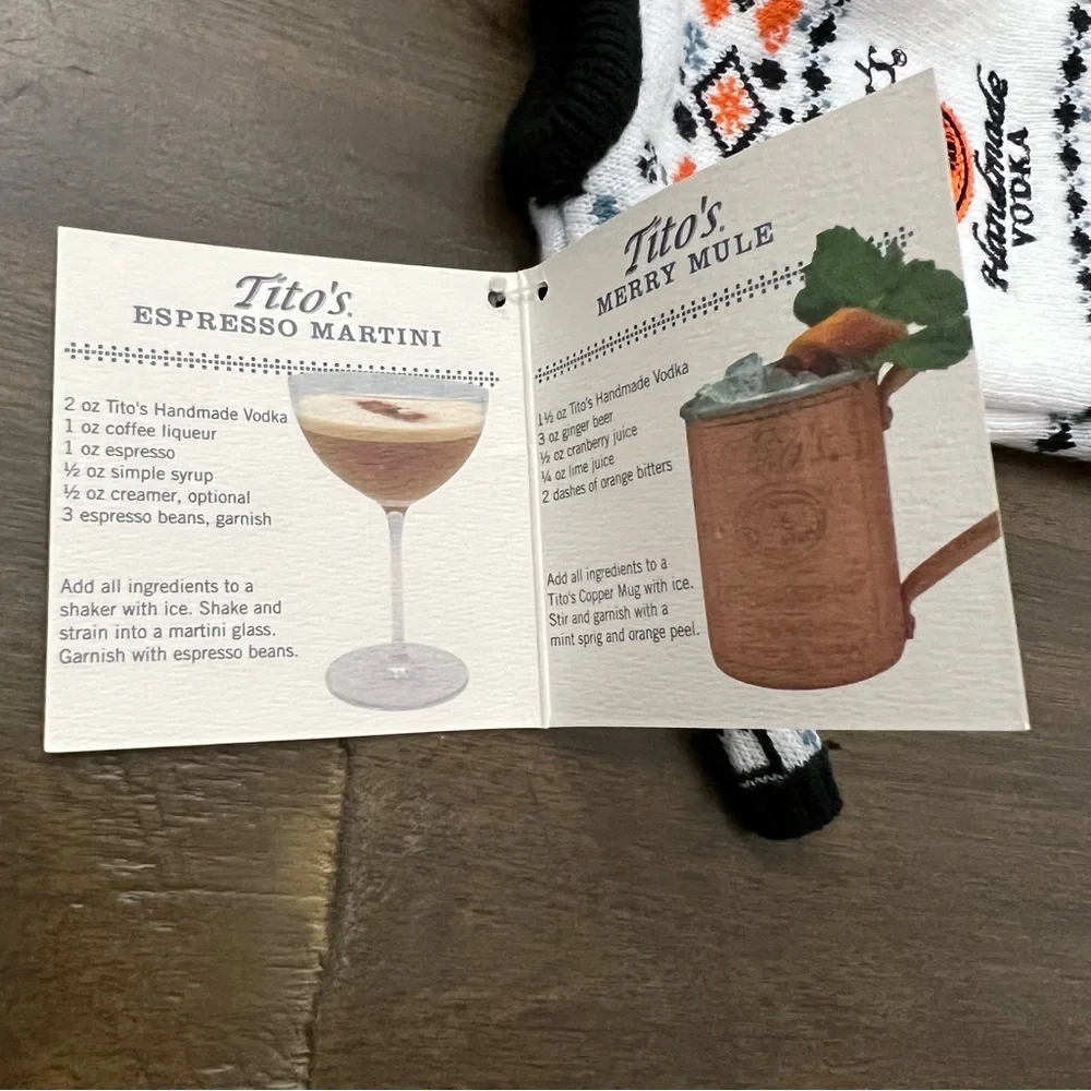 Tito's Handmade Vodka Sweater Bottle Cover